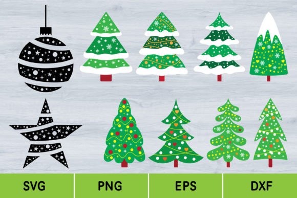 Christmas Bundle, Christmas Tree, Svg Illustrations Review