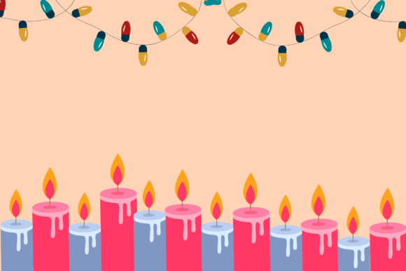 Christmas Candle Festive Background: A Brand Designer's Review