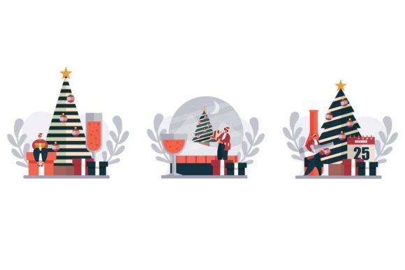 Christmas Day Flat Bundle Design: A Review for Sellers