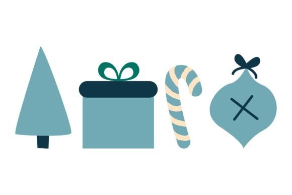 Christmas Give: Festive Illustrations for Local Brand Identity