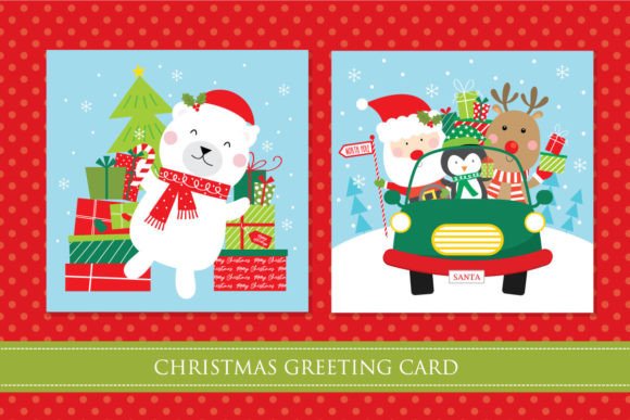 Christmas Greeting Card Design: Festive Illustrations for Makers