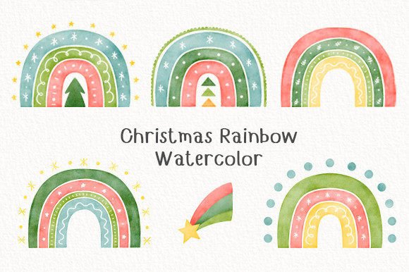 Christmas Rainbow Watercolor Embroidery Review