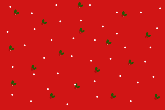 Christmas Red Background Vector Decor for Illustrations