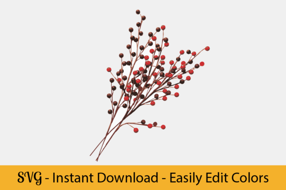 Foliage, Christmas Leaf Decoration SVG for Illustrations