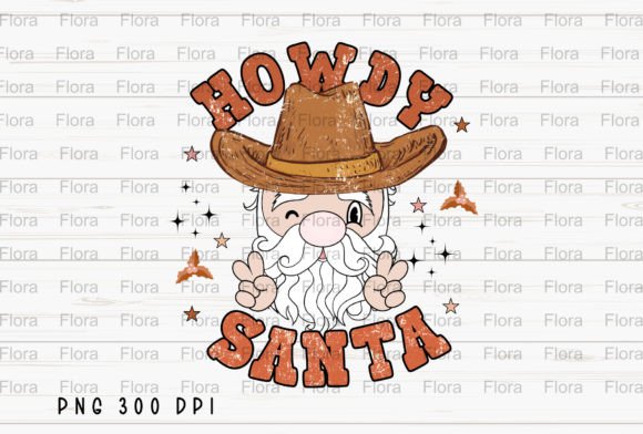 Howdy Santa Cowboy Retro Christmas PNG: A Review for Illustrations