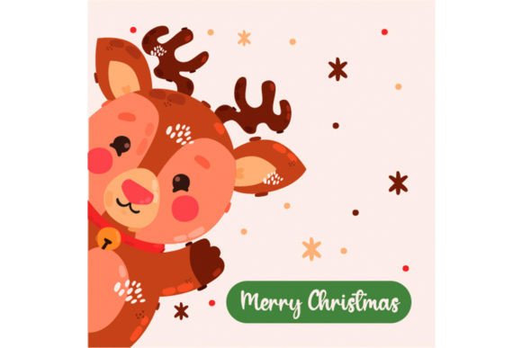 Merry Christmas with Deer Character Illustrations Review