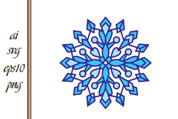 Snowflake Christmas and Winter Xmas: A Designer's Review of Illustrations