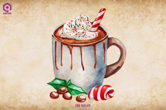 Watercolor Christmas Hot Cocoa 23 Embroidery Review